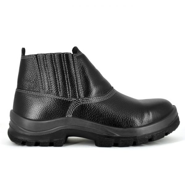 BOTINA ELASTICO COURO PRETO B/COMPOSITE CA 47044 PALMILHADO - Image 3