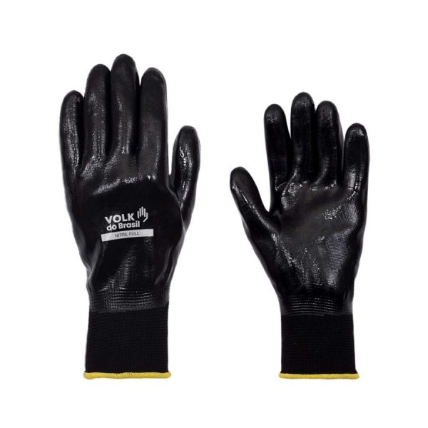 LUVA NYLON BANHO TOTAL NITRIL FULL CA 25280  VOLK