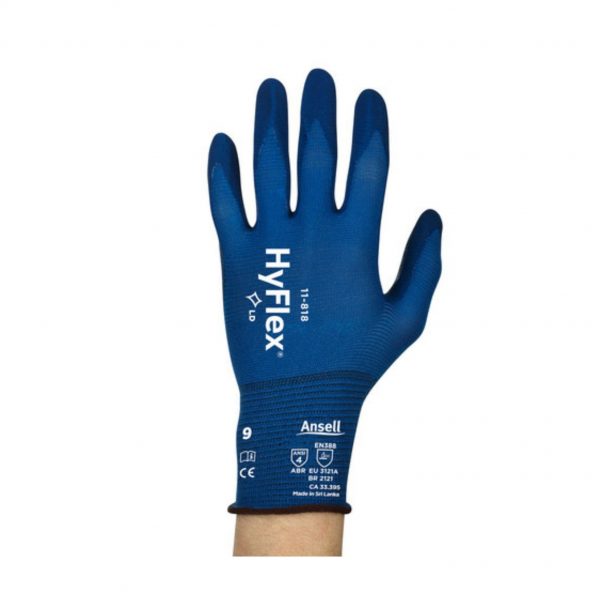 LUVA 11-818 HYFLEX  CA 33395  ANSELL