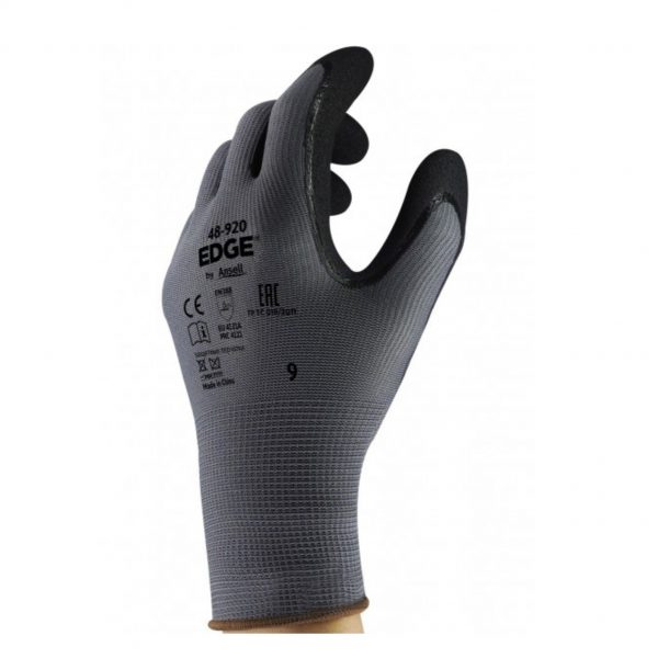 LUVA EDGE COM BANHO PARCIAL NITRILICO 48-920 CA 42940 ANSELL