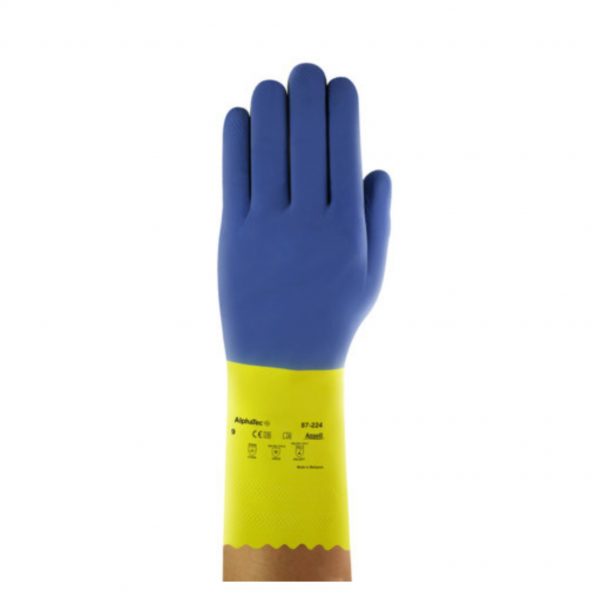 LUVA DE LATEX NEOPRENE ALPHA-TEC 87-224 CA 12872  ANSELL