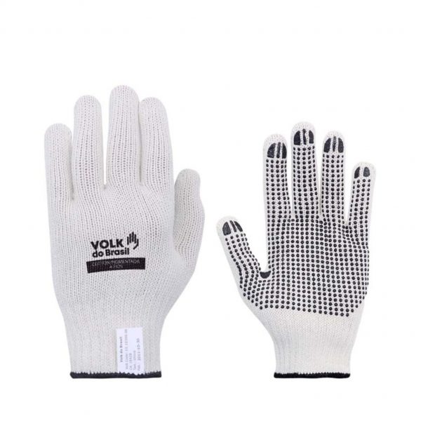 LUVA DE MALHA 4 FIOS COTTON VOLK CRU PIGMENTADA CA 30521