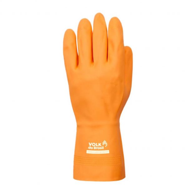 LUVA DE PROTEÇÃO EM LATEX LARANJA CA 16311 VOLK - Image 3