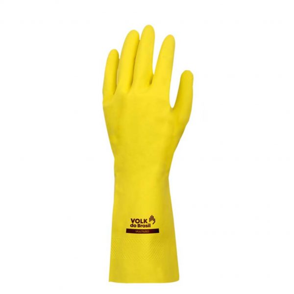 LUVA DE POTEÇÃO EM LATEX MULTIUSO SLIM AMARELA CA 38310 VOLK - Image 3