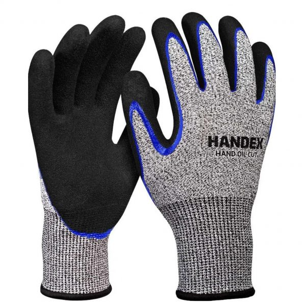 LUVA DE PROTEÇÃO RESISTENTE A CORTE HAND OIL CUT CA 44524 HANDEX