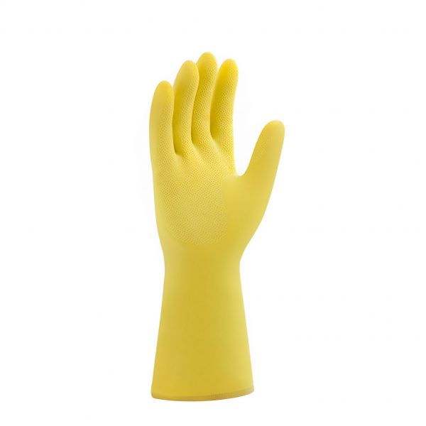 LUVA DE SEGURANÇA  HAND LATEX  AMARELA MULTIUSO CA 43584 HANDEX - Image 2