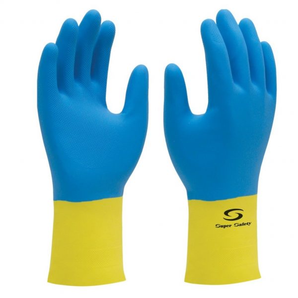 LUVA DE LATEX NEOPRENE SUPERMIX CA 33333  SUPER SAFETY