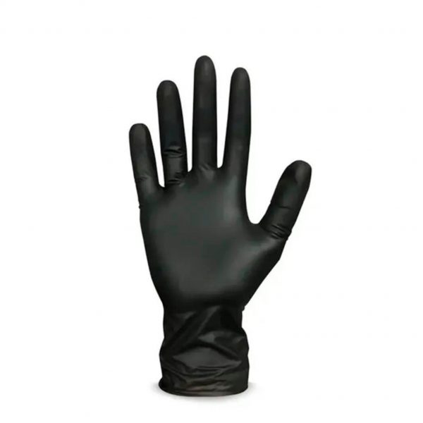 LUVA SUPER GLOVE PRETA CX C/50 CA 38645 SUPER SAFETY - Image 2