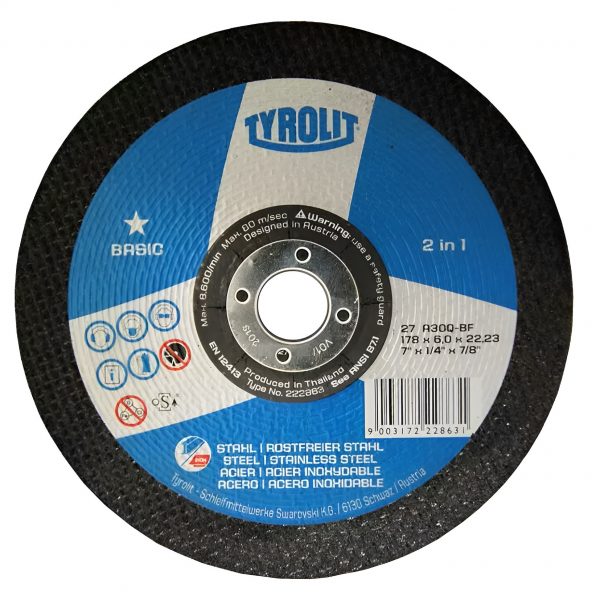 DISCO DESBASTE 7 X 6,0 A30Q-BF