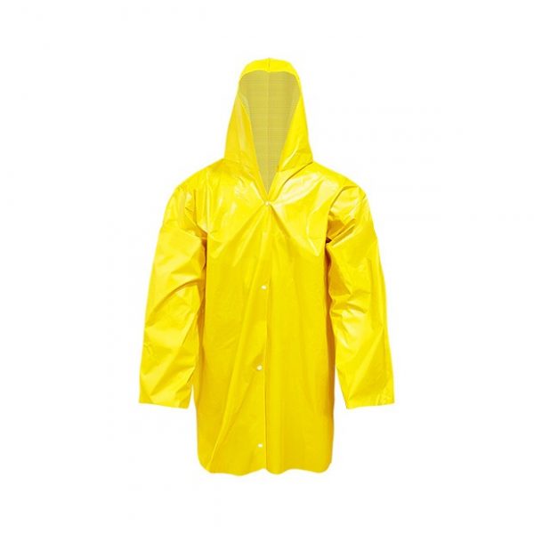 CAPA DE CHUVA AMARELA COM CAPUZ CA 36249 PLASTCOR