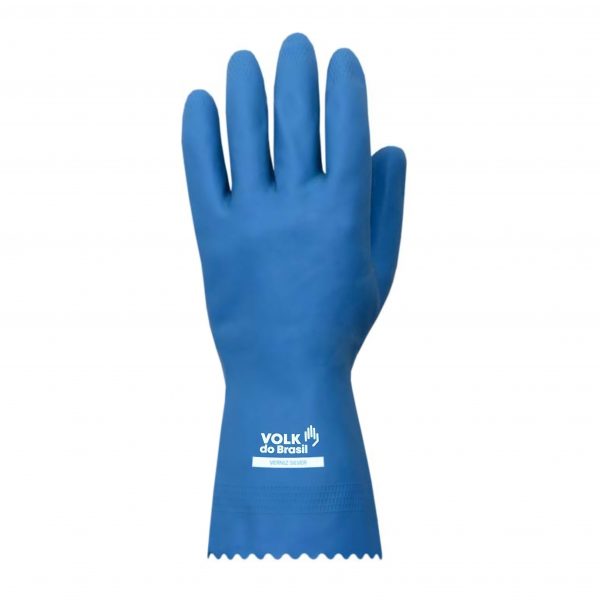 LUVA DE LATEX SILVER AZUL CA 16312  VOLK - Image 3