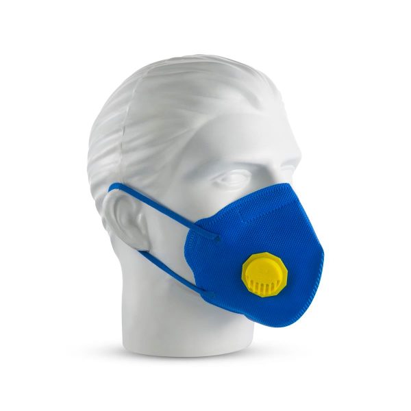 RESPIRADOR DOBRAVEL AZUL PFF2 C/ VALVULA CA 44595 ELASTICO NUCA