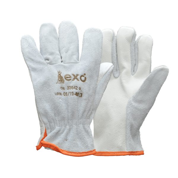 LUVA DE VAQUETA MISTA 07 CM  CA 33642 PROCIPA