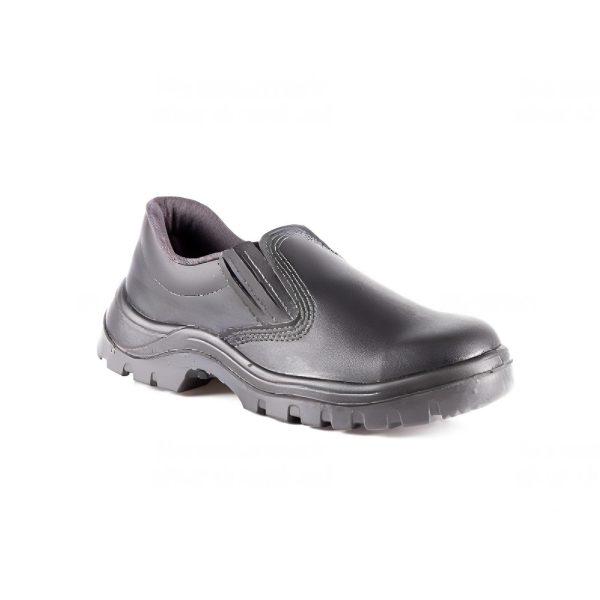 SAPATO ELÁSTICO MICROFIBRA PRETO BICO PVC CA 38761