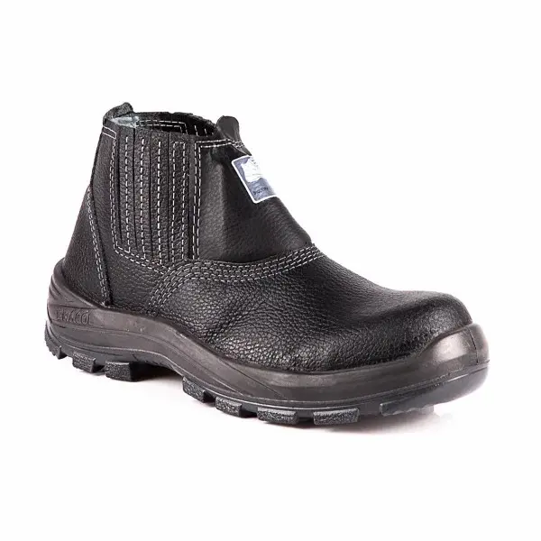 BOTINA ELASTICO LATERAL VAQUETA COMPOSITE CA 42165 BRACOL